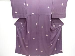 アンティーク　錦紗抽象花模様着物